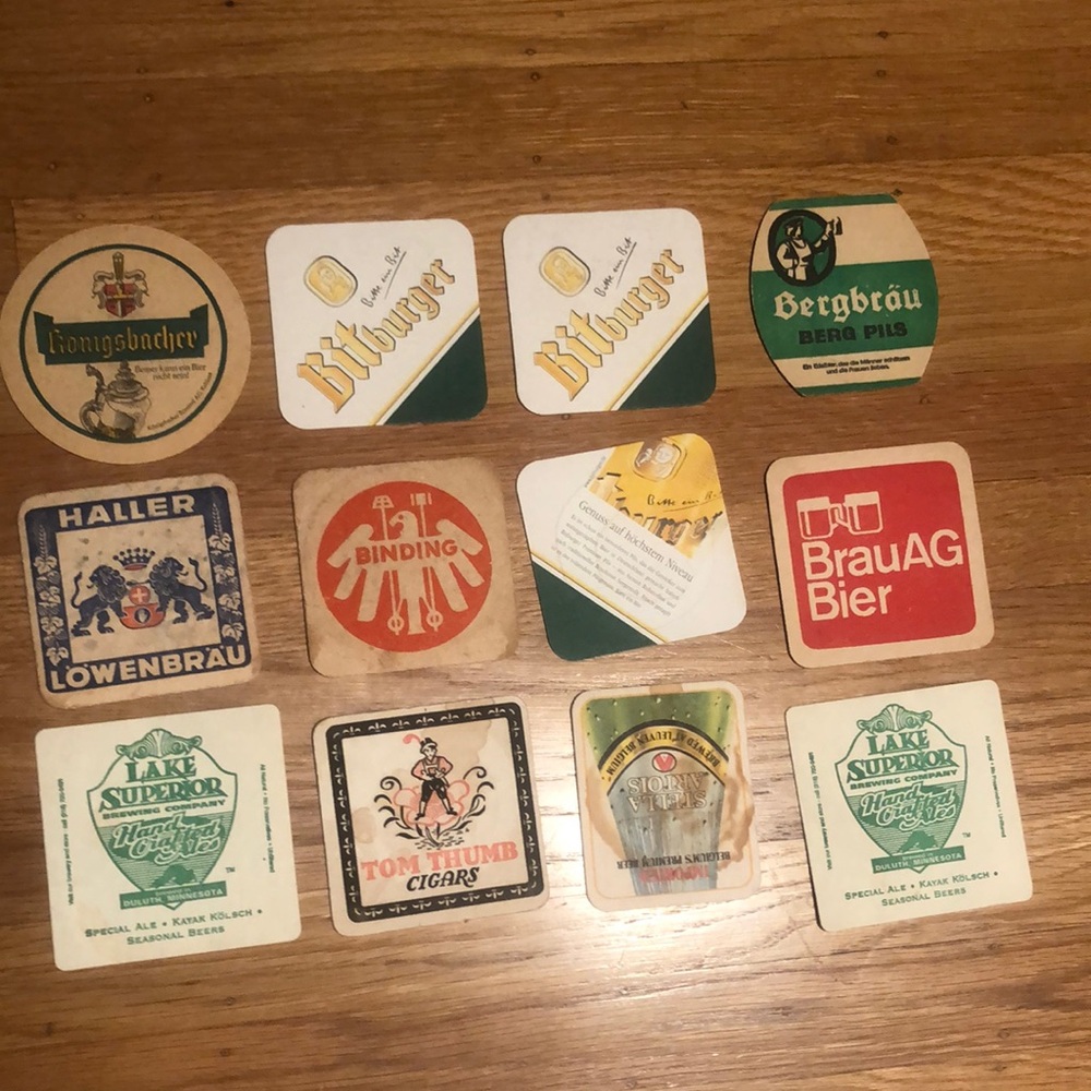 Vintage Beer Coaster Collection